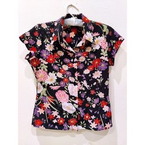 90's Delias Crop Flower Top NWOT